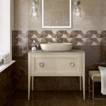 Раковина Kerama Marazzi PLAZA ПЛАЗА PLR.wb.60\SAN накладная 60, песочная матовая