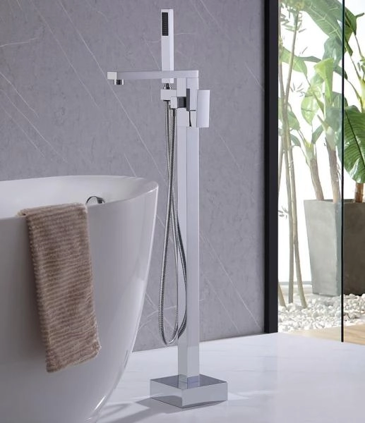 Смеситель ABBER Daheim AF8215 напольный для ванны, хром