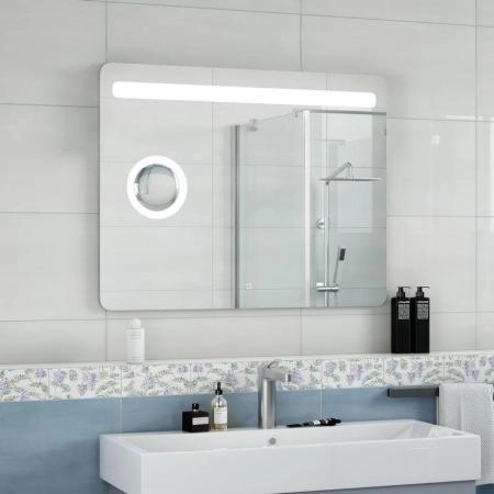 Зеркало Континент Fibra LED 1200x700 c подсветкой ЗЛП953