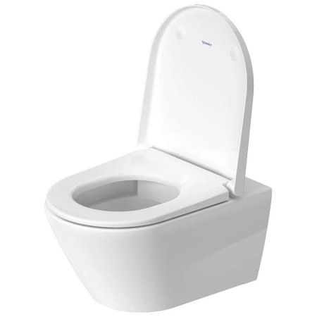 Duravit D-Neo Унитаз подвесной 2577090000, 370 x 540 мм, безободковый, в комплекте с сиденьем 0021690000 цвет: белый (Спец.цена с нашего склада!)