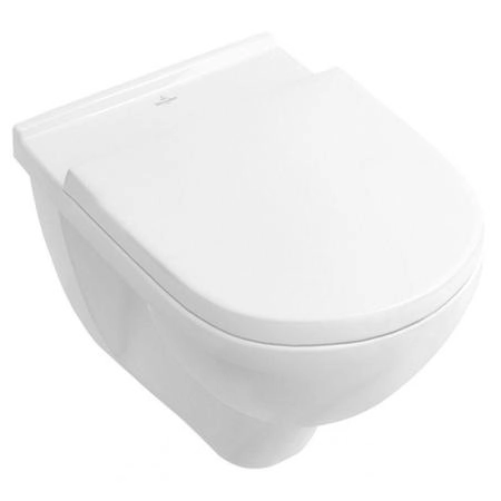 Унитаз Villeroy&Boch O.NOVO 5660HR01 (5660R001+9M38S101) подвесной с сиденьем