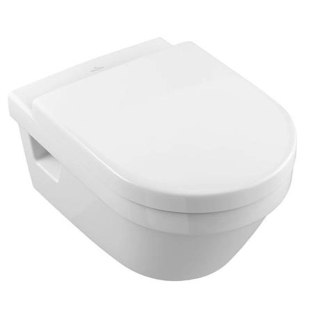 Унитаз Villeroy&Boch ARCHITECTURA 5684HR01 (5684R001+98M9C101) подвесной с сиденьем