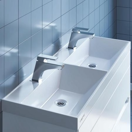 Умывальник СанТа Юпитер 100 с двойной чашей