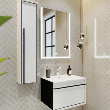 Roca Aneto Зеркало 60x85см, c LED-подсветкой, с системой антизапотевания, сенсорным выкл. с диммером