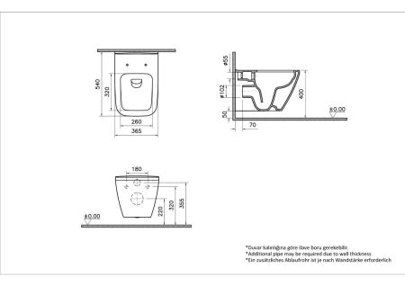 Инсталляция с унитазом VitrA Integra Square  9856B003-7207 комплект 4 в 1 с сиденьем микролифт безободковый цвет клавиши глянцевый хром