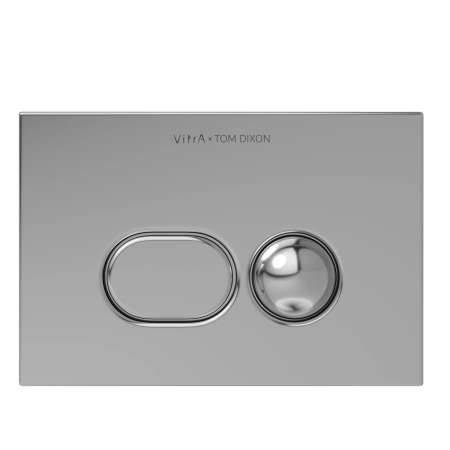 Кнопка смыва для инсталляции VitrA Liquid  740-2180 хром двойный смыв