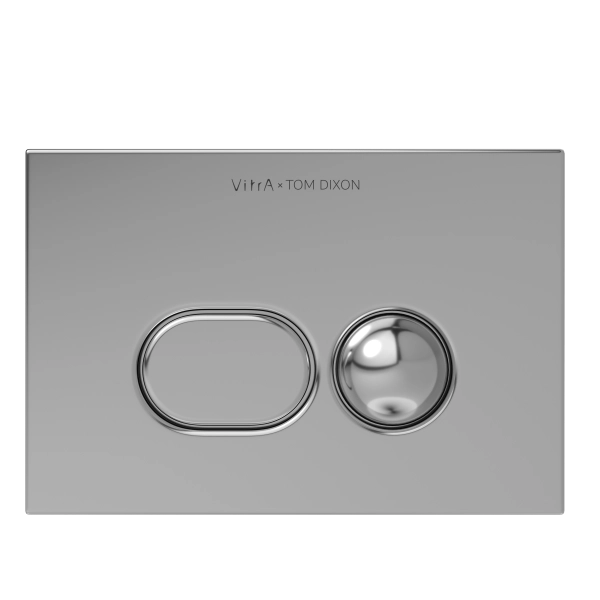 Кнопка смыва для инсталляции VitrA Liquid  740-2180 хром двойный смыв