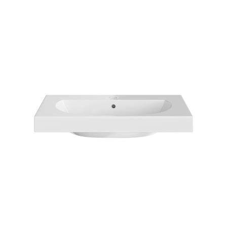 Раковина Kerama Marazzi BUONGIORNO БОНДЖОРНО BG.wb.80 подвесная/мебельная 80, белая глянцевая