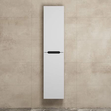 Шкаф-пенал для ванной Uperwood Tanos 33*27*150 см, подвесной, белый/графит, левый