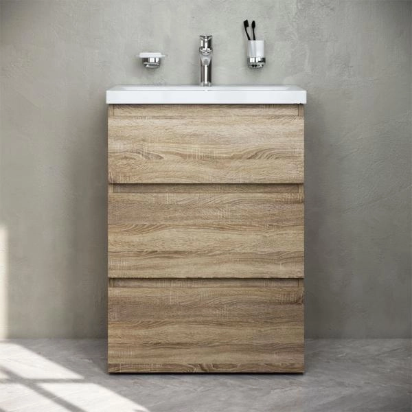 Тумба под раковину напольная AM.PM Gem S M91FSX0602OF светлый дуб