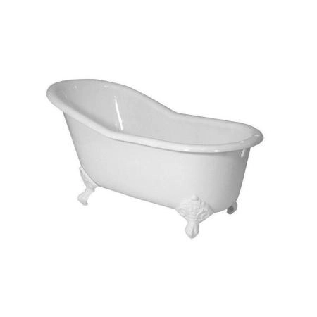 Ванна Magliezza Gracia-WH 170х76 см чугунная ножки белые