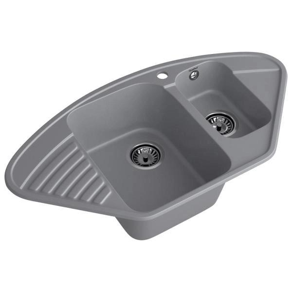 Кухонная мойка GranFest QUARZ 14, темно-серый