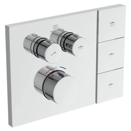 Ideal Standard Ceratherm Navigo Solos Смеситель для душа, встраиваемый, термостатический, цвет: хром