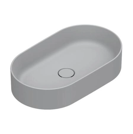 Catalano Zero Раковина 60х35см, накладная, без отв., цвет: Cemento Satinato