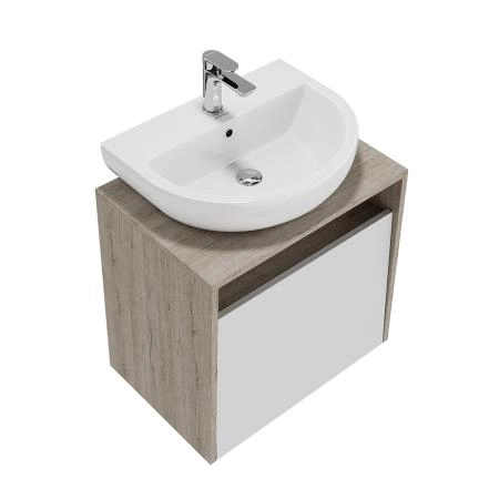 Тумба Kerama Marazzi PRO ПРО PRO.60.1\WHT подвесная 1 ящик 60, белая глянцевая