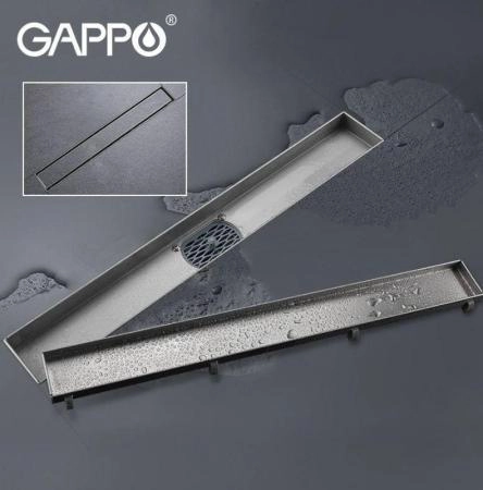 Душевой трап Gappo G84007-4 сатин 70x400