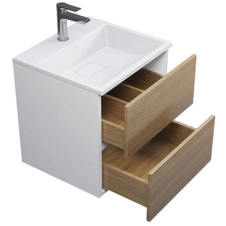 Раковина для ванной Uperwood Barsa 50 см, белая глянцевая