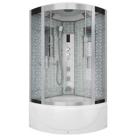 Душевая кабина Niagara Luxe NG-7710W (1000x1000х2150) высокий поддон стенки БЕЛЫЕ