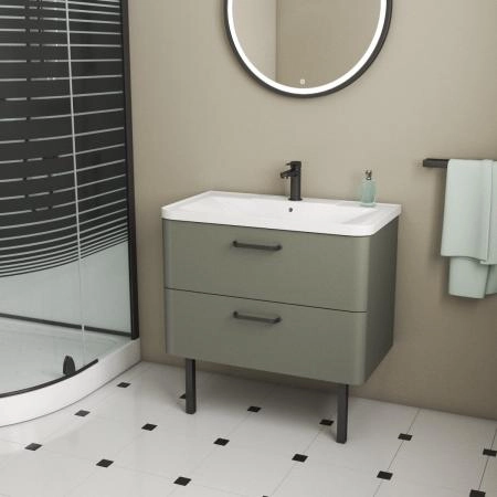 Тумба Veneciana TIBR 80 под умывальник Atlantica 80 олива