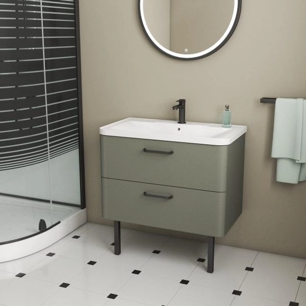 Тумба Veneciana TIBR 80 под умывальник Atlantica 80 олива