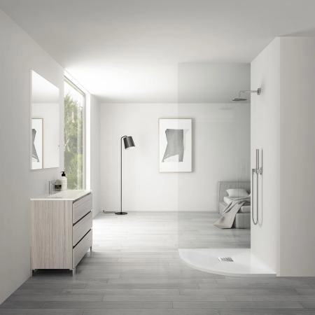 Поддон для душа Vincea из искусственного камня VST-4SQ1010W, 1000*1000*25, белый матовый