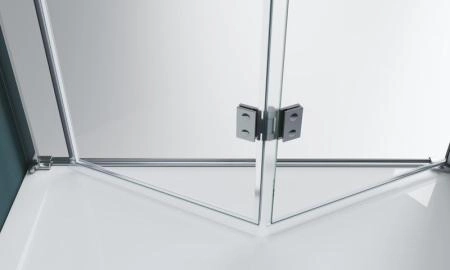 Душевая дверь BelBagno ALBANO 100 прозрачное стекло 6 мм профиль хром ALBANO-BS-12-100-C-Cr