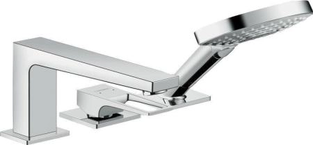 Hansgrohe 74550000 Metropol Смеситель на борт ванны, на 3 отв., хром