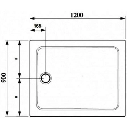 Поддон для душа Jacob Delafon Flight NEUS E62451-00 120x90 см акрил