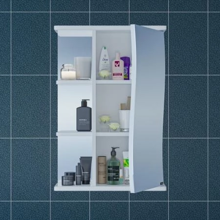 Зеркальный шкаф СаНта Волна 50 правый 101006