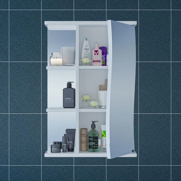 Зеркальный шкаф СаНта Волна 50 правый 101006