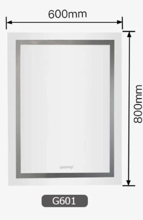 Зеркало Gappo с подсветкой G601 600*800
