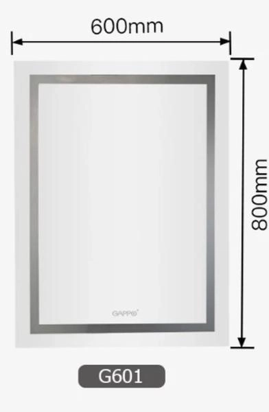 Зеркало Gappo с подсветкой G601 600*800