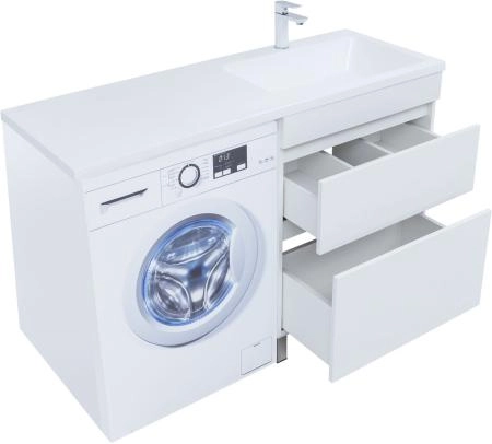 Тумба под раковину Aquanet Вега 68 белый глянец