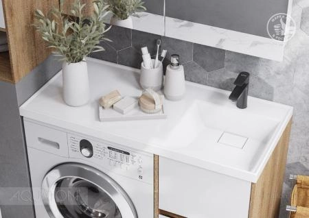 Тумба под раковину AQUATON Лондри 40 Дуб Сантана без фасада 1A267001LH0C0