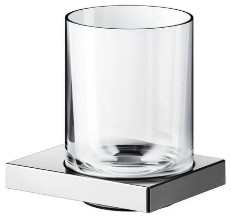 Держатель стакана KEUCO Edition 90 Square 19150019000 Прозрачный/хром