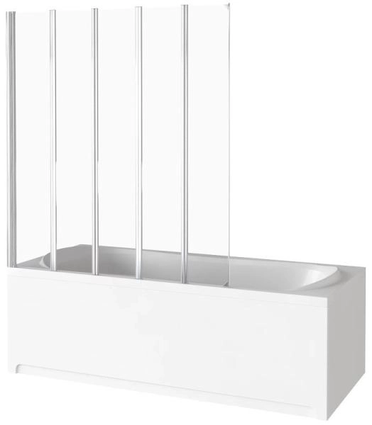 Шторка для ванны GOOD DOOR SCREEN GR5-120-C-CH 5 ств., 6 мм 120 прозрачное