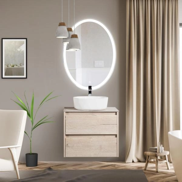 Зеркало Belbagno SPC-VST-750-900-LED-TCH Led подсветка, сенсор 750x30x900