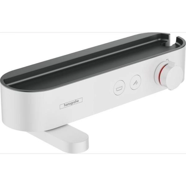 Смеситель термостат Hansgrohe 24340700 ShowerTablet Select для ванны матовый белый