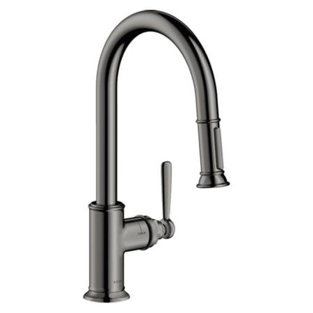 Axor Montreux Смеситель для кухни 180, на 1 отв., цвет: полированный черный хром