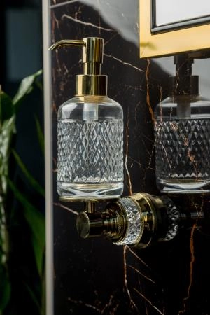Диспенсер Boheme настенный AURA Gold 10247-G