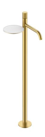 Смеситель STICK Boheme напольный для умыв. MATT GOLD SPIRALE 120-MG.4