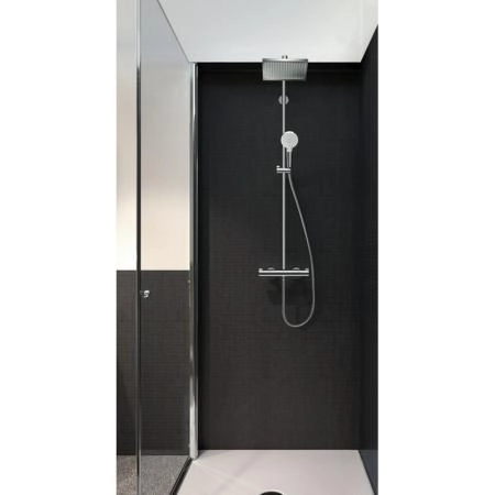 Душевая система Hansgrohe Crometta E Showerpipe 240 1jet 27271000 с термостатом