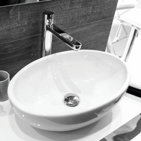 Раковина Sanita luxe Ringo на столешницу 530х340х150 мм RNGSLWB01C