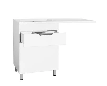 Тумба под раковину Style Line Elfante Жасмин 60 (1 ящ.) с корзиной Люкс PLUS