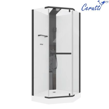 Душевая кабина СeruttiSPA ЧИКА (CHIKA) 901B (90x90x215-225)