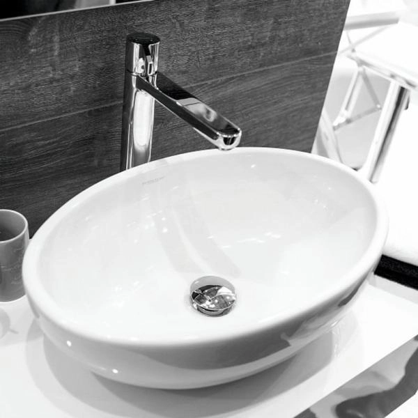 Раковина Sanita luxe Ringo на столешницу 530х340х150 мм RNGSLWB01C