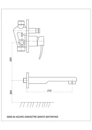 Смеситель для душа GPD ADURO MAB95 хром