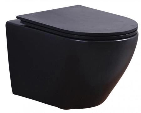 Унитаз Esbano AZALEA (Matt Black) подвесной безободковый микролифт