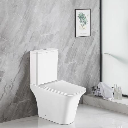 Унитаз напольный Azario AVERO 660x360х820 безободковый , смыв.мех. Geberit и сиденьем микролифт (AZ-3121-G)