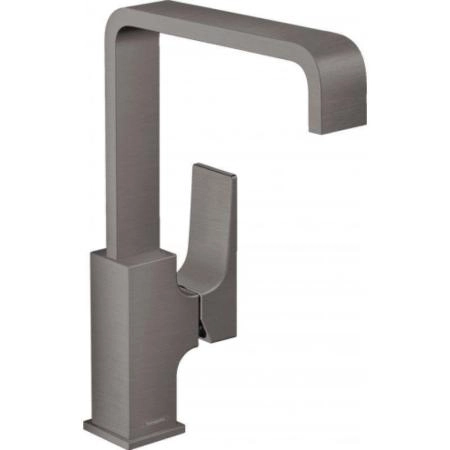 Смеситель Hansgrohe 32511340 Metropol для раковины 226 мм, Push-Open, ? излив 120° шлифованный черный хром